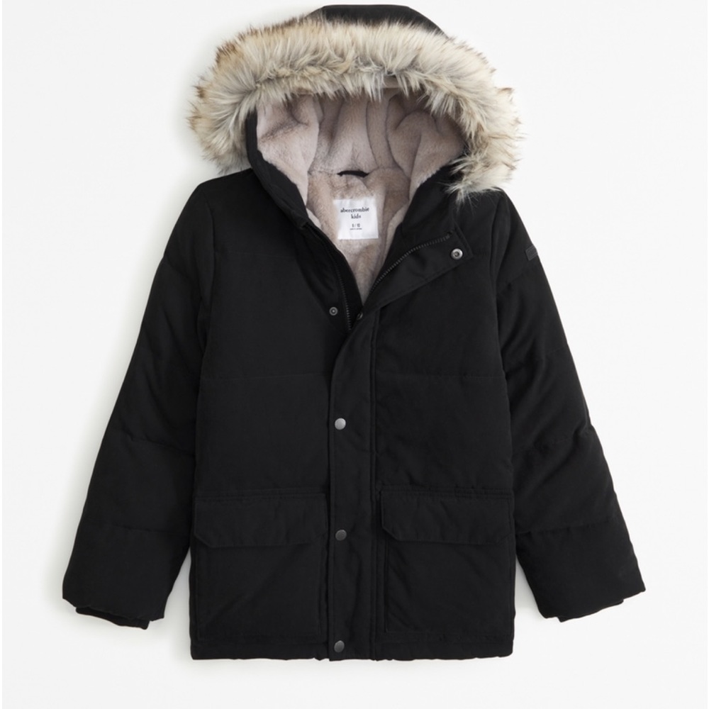Abercrombie and Fitch fur hooded parka